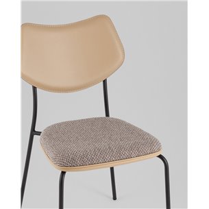 Стул|Stool Group|Casey темно-серый с бежевой экокожей