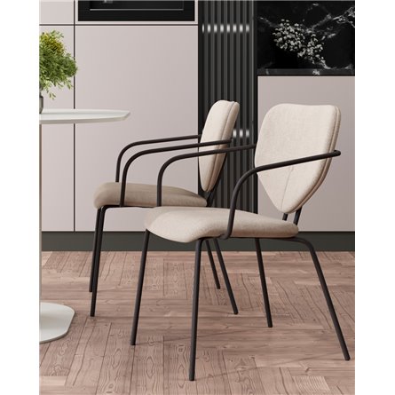 |Stool Group|Masey с подлокотниками бежевый