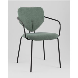 Стул|Stool Group|Masey с подлокотниками зеленый