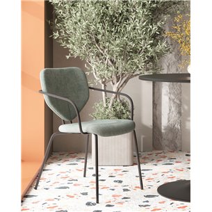 Стул|Stool Group|Masey с подлокотниками зеленый