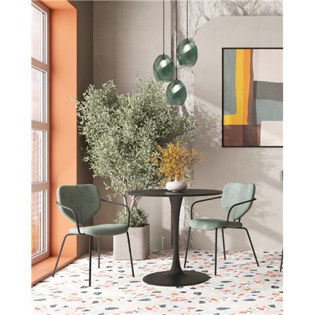 Стул|Stool Group|Masey с подлокотниками зеленый