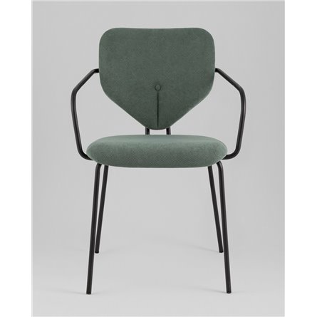 Стул|Stool Group|Masey с подлокотниками зеленый