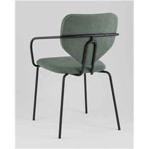 Стул|Stool Group|Masey с подлокотниками зеленый