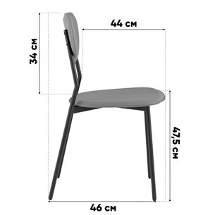 Стул|Stool Group|Minnie чёрный