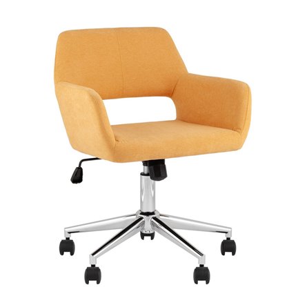 Стул офисный ROSS рогожка желтый