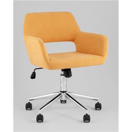 Кресло офисное|Stool Group|ROSS рогожка желтый