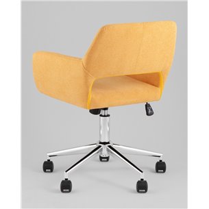 Кресло офисное|Stool Group|ROSS рогожка желтый