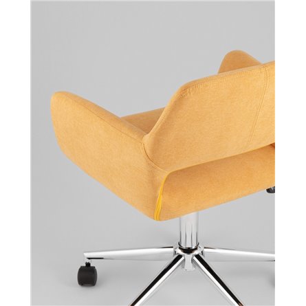 Кресло офисное|Stool Group|ROSS рогожка желтый