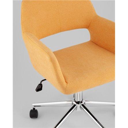 Кресло офисное|Stool Group|ROSS рогожка желтый