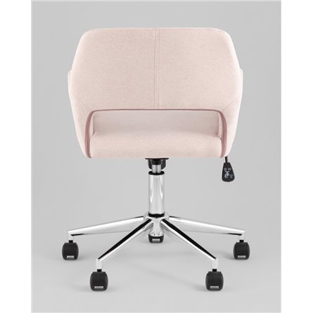 Кресло офисное|Stool Group|ROSS рогожка светло-розовый
