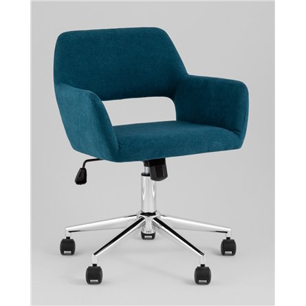 Кресло офисное|Stool Group|ROSS рогожка синий