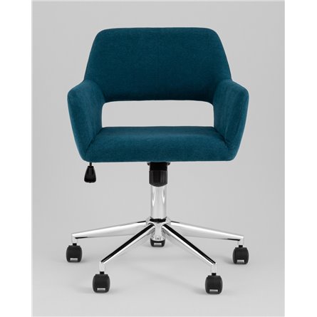 Кресло офисное|Stool Group|ROSS рогожка синий