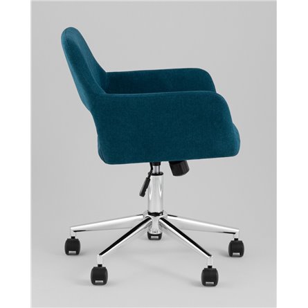 Кресло офисное|Stool Group|ROSS рогожка синий