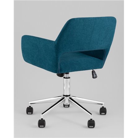 Кресло офисное|Stool Group|ROSS рогожка синий