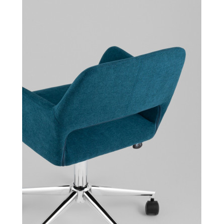 Кресло офисное|Stool Group|ROSS рогожка синий