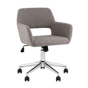 Стул офисный ROSS рогожка темно-серый