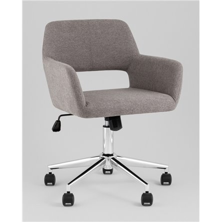 Кресло офисное|Stool Group|ROSS рогожка темно-серый