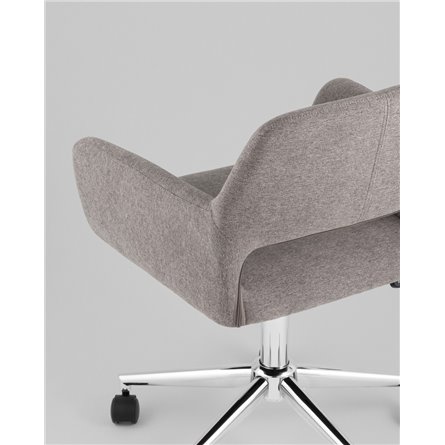 Кресло офисное|Stool Group|ROSS рогожка темно-серый