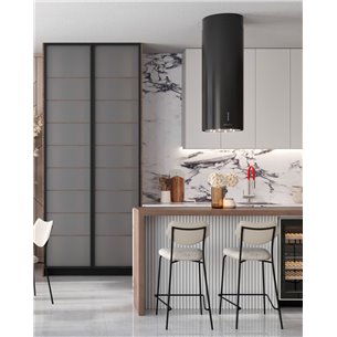 Стул полубарный|Stool Group|Casey серый с серой экокожей