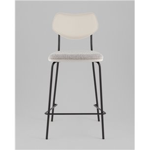 Стул полубарный|Stool Group|Casey серый с серой экокожей