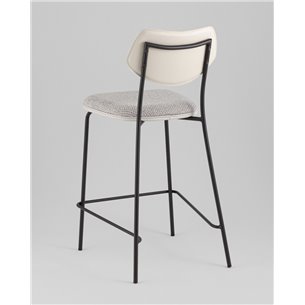 Стул полубарный|Stool Group|Casey серый с серой экокожей