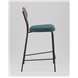 Стул полубарный|Stool Group|Casey темно-бирюзовый с серой экокожей Стул полубарный|Stool Group|Casey темно-бирюзовый с серой экокожей
