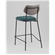 Стул полубарный|Stool Group|Casey темно-бирюзовый с серой экокожей Стул полубарный|Stool Group|Casey темно-бирюзовый с серой экокожей