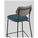 Стул полубарный|Stool Group|Casey темно-бирюзовый с серой экокожей Стул полубарный|Stool Group|Casey темно-бирюзовый с серой экокожей