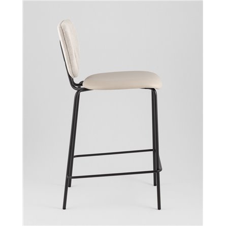 Стул полубарный|Stool Group|Masey бежевый с бежевой экокожей