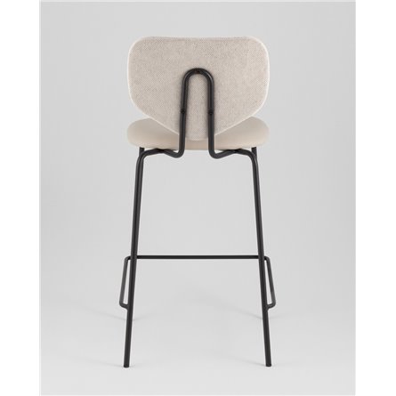 Стул полубарный|Stool Group|Masey бежевый с бежевой экокожей