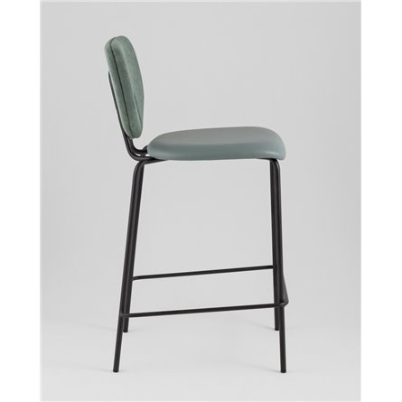 Стул полубарный|Stool Group|Masey зеленый со светло-зеленой экокожей