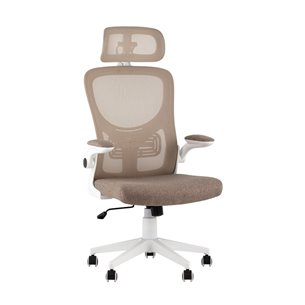 Кресло офисное TopChairs Airone бежевый ткань