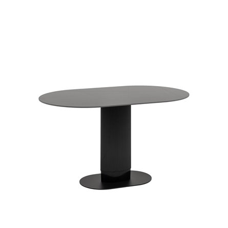 Стол обеденный Mystery 130х80 см чёрный керамика