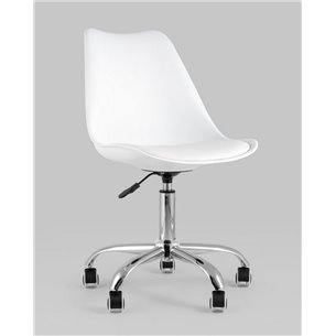 Стул офисный|Stool Group|BLOK SN пластиковый белый