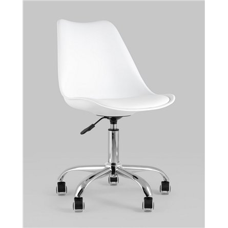 Стул офисный|Stool Group|BLOK SN пластиковый белый