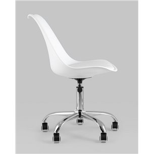 Стул офисный|Stool Group|BLOK SN пластиковый белый