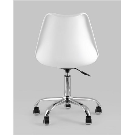 Стул офисный|Stool Group|BLOK SN пластиковый белый