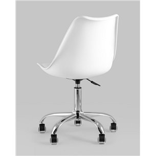 Стул офисный|Stool Group|BLOK SN пластиковый белый