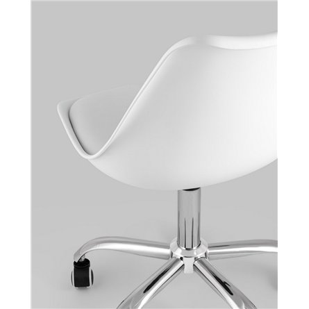 Стул офисный|Stool Group|BLOK SN пластиковый белый