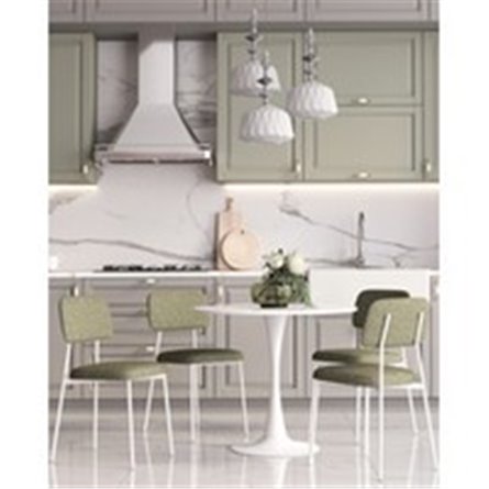 Стул|Stool Group|Chao рогожка зеленый ножки металл белые