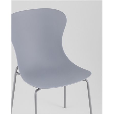 Стулья|Stool Group|Shaya пластик серый
