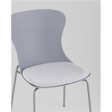 Стулья|Stool Group|Shaya с подушкой пластик серый