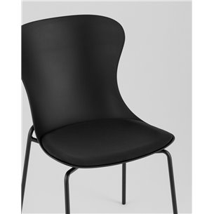 Стулья|Stool Group|Shaya с подушкой пластик черный