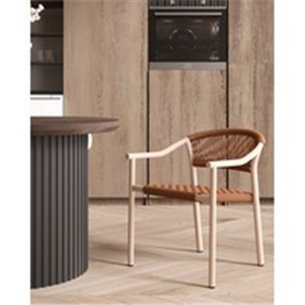 Стул|Stool Group|Syna коричневый бежевые ножки