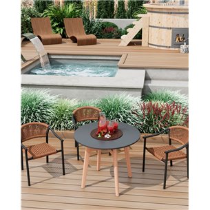 Стул|Stool Group|Syna светло-коричневый серые ножки