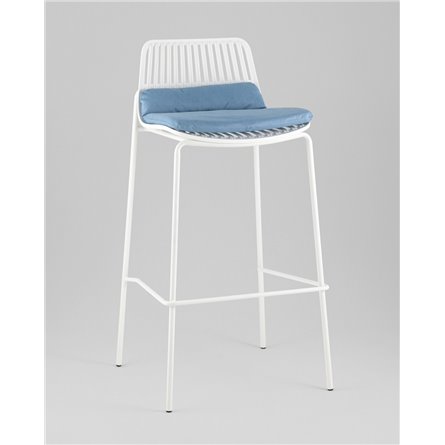 Стул барный|Stool Group|Louran с подушкой белый