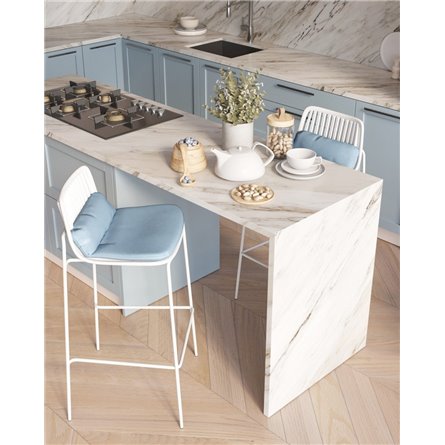 Стул барный|Stool Group|Louran с подушкой белый