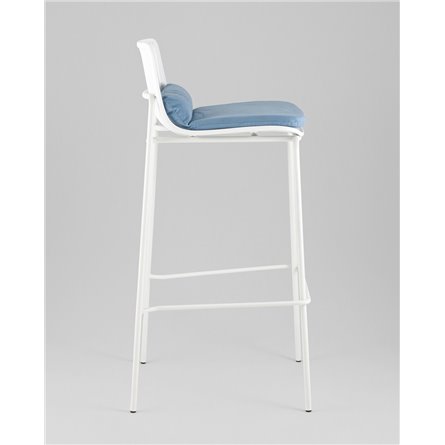 Стул барный|Stool Group|Louran с подушкой белый