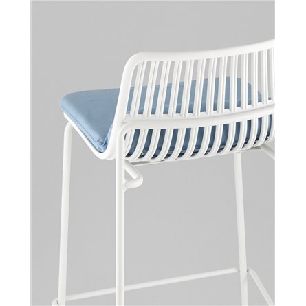 Стул барный|Stool Group|Louran с подушкой белый