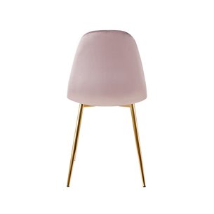 Стул|Stool Group|Валенсия SN велюр розовый золотые ножки